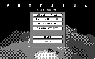 Pommitus atari screenshot